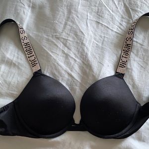 Vs rhinestone very sexy push up bra